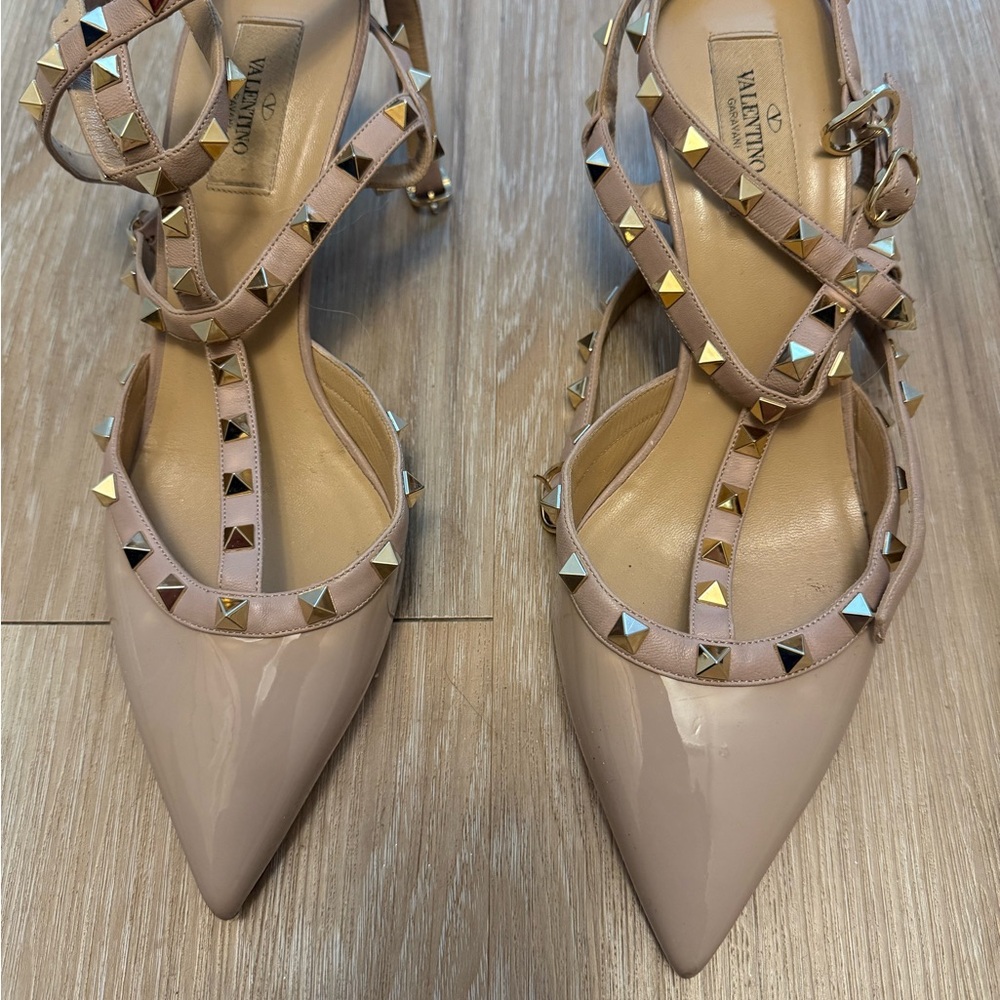 Valentino Women's nude studded Heels